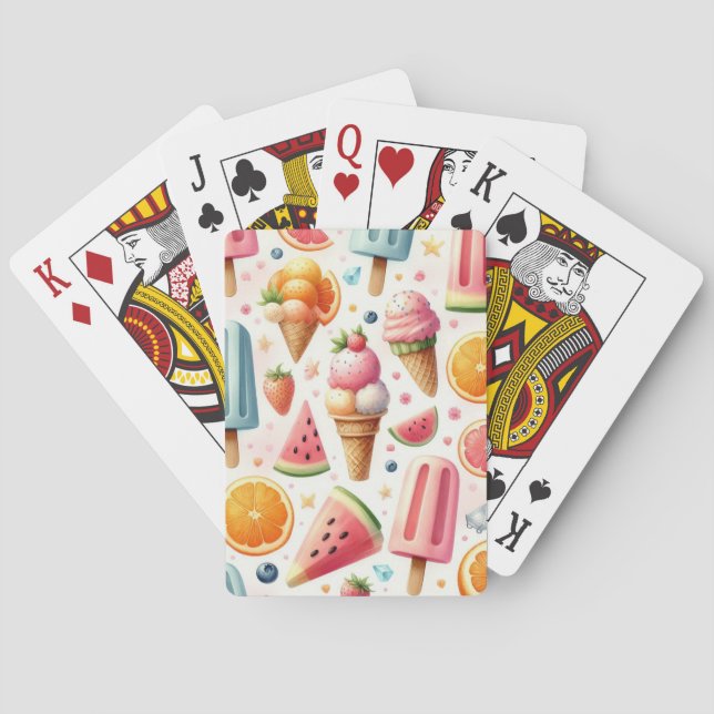Summer Sweet escape Playing Cards (Back)