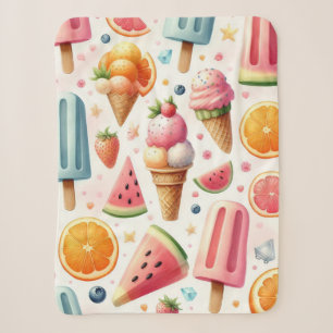 Summer Sweet escape Sherpa Blanket