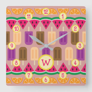 Summer Sweets Clock