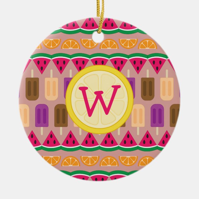Summer Sweets Ornament (Front)