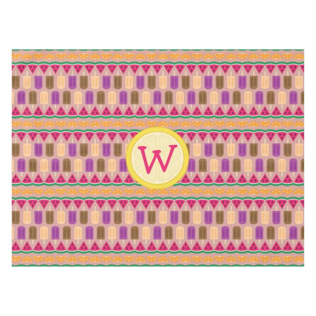 Summer Sweets Tablecloth (Front (Horizontal))