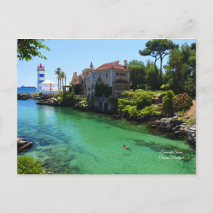 Summer Swim Cascais, Portugal Postcard
