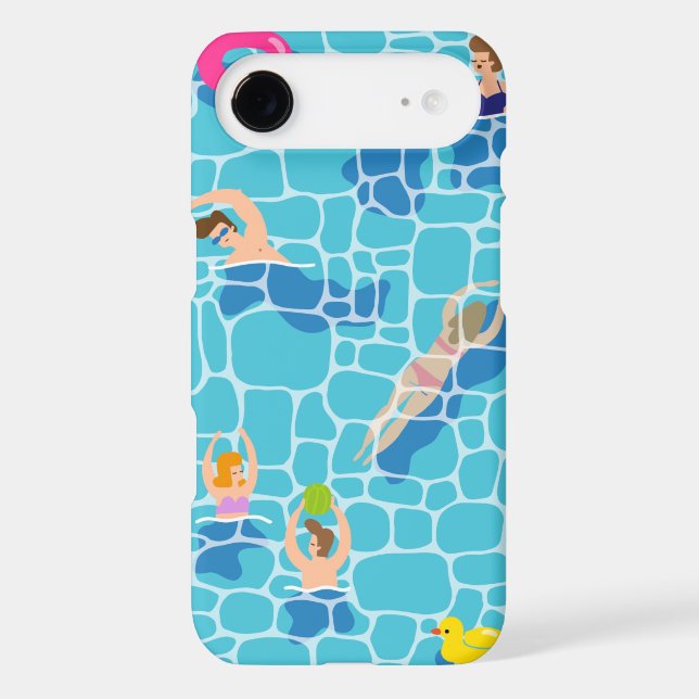 Summer Swimming Pool Design Phone Case (Back)