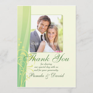 Summer Swirl Wedding Thank You
