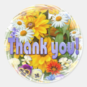 Summer Symphony ~ "Thank You" Sticker