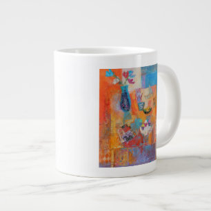 Summer Table Large Coffee Mug
