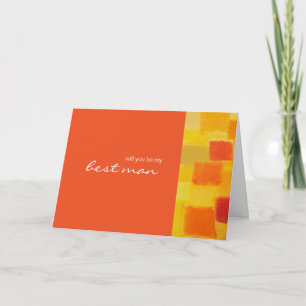Summer tango Be My Best Man Card