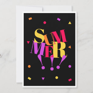 Summer  thank you card