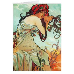 Summer, The Seasons, Mucha