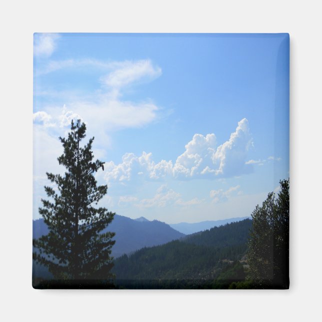 Summer Thunderheads.... Magnet (Front)