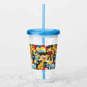 Summer time acrylic tumbler