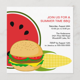 Summer Time BBQ Invitation
