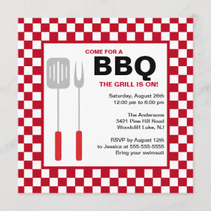Summer Time BBQ Invitation