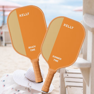 Summer Time Beach Time Pickleball Paddle