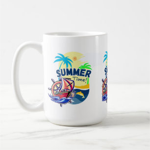 Summer time coffee mug