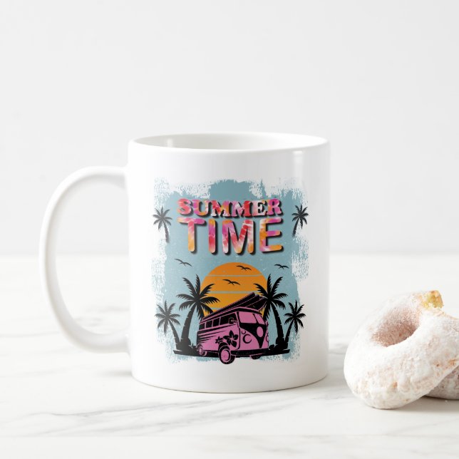 Summer Time Coffee Mug (With Donut)