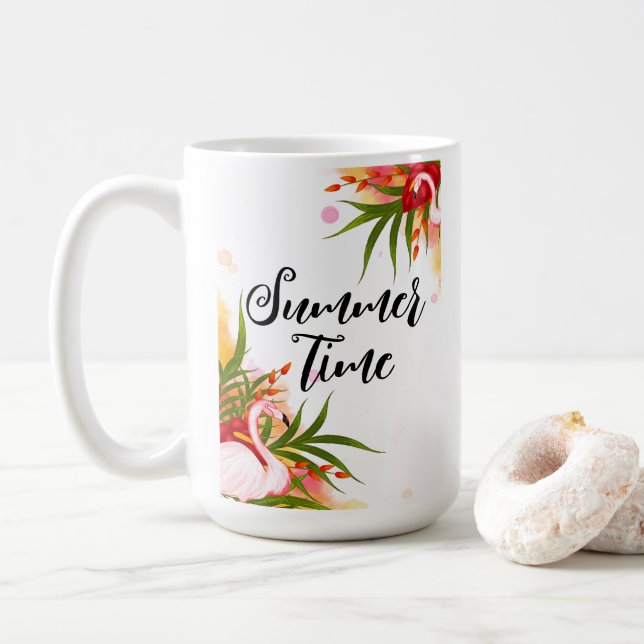 Summer time coffee mug (With Donut)
