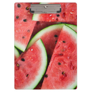 Summer Time Cold Watermelon Slices Clipboard