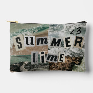 Summer Time Collage Accessory Pouch