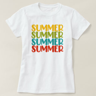 Summer Time Colourful T-Shirt