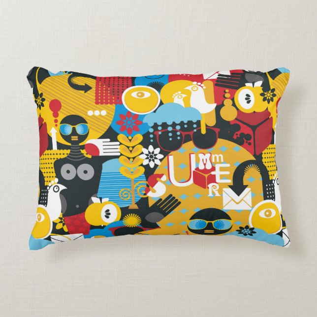 Summer time decorative cushion (Front)