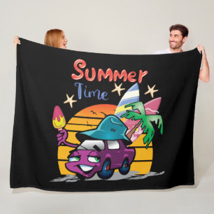 Summer Time Fleece Blanket