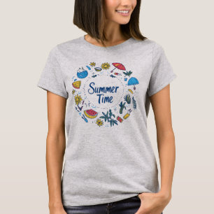 Summer Time Fun Graphic T-Shirt – Cute Sunshine