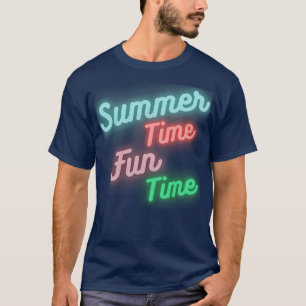 Summer Time Fun Time Fun Summer Beach Sand Surf De T-Shirt