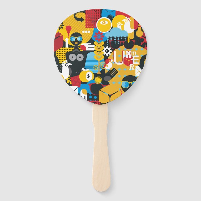 Summer time hand fan (Front)