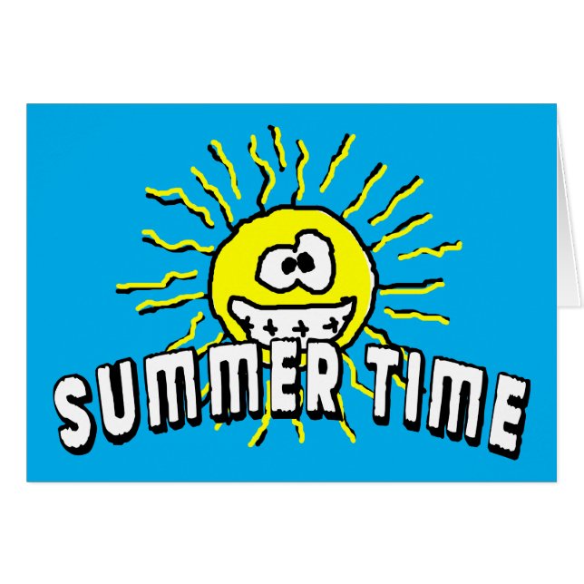 Summer Time - Happy Sun (Front Horizontal)