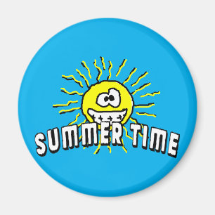 Summer Time - Happy Sun Magnet