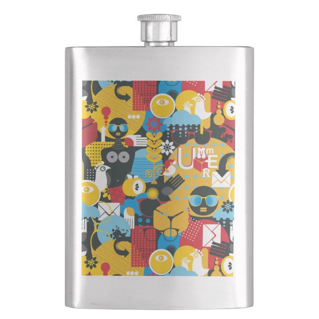 Summer time hip flask (Front)