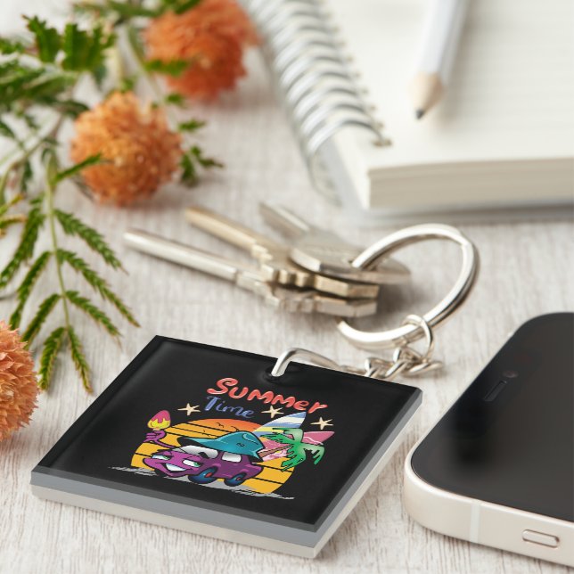 Summer Time Key Ring (Front Right)