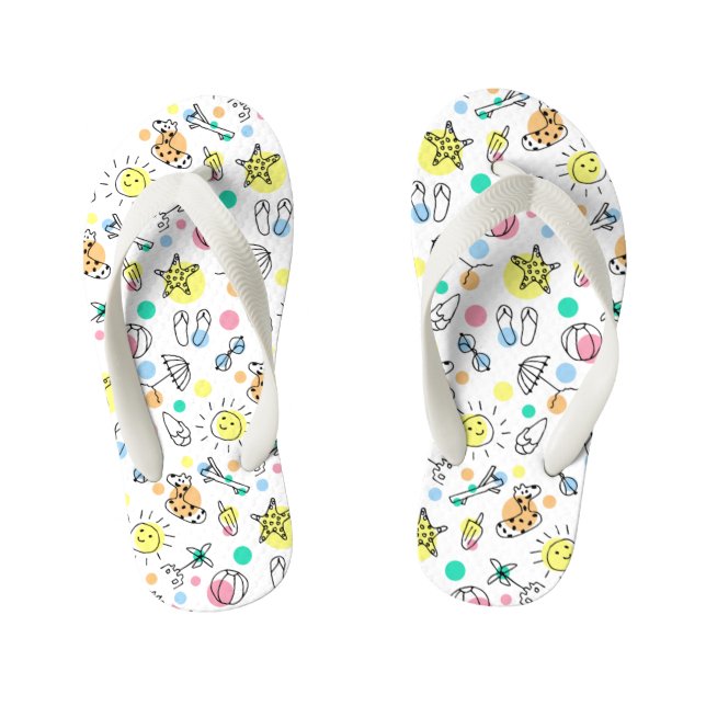 Summer Time Kid's Thongs (Footbed)