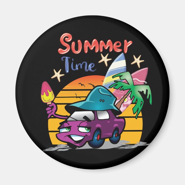 Summer Time Magnet (Front)