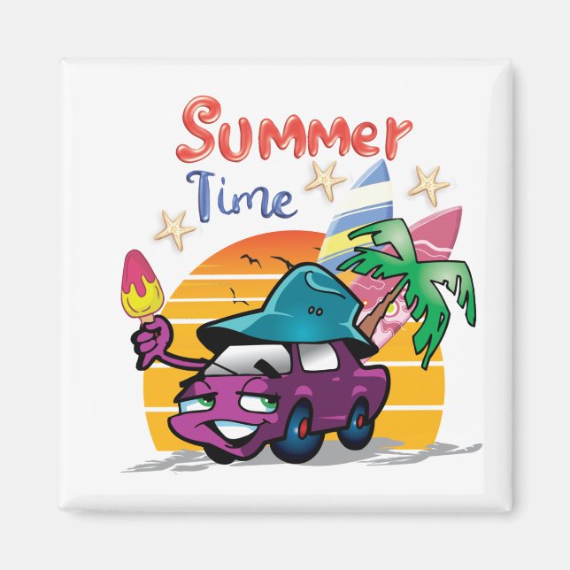 Summer Time Magnet (Front)