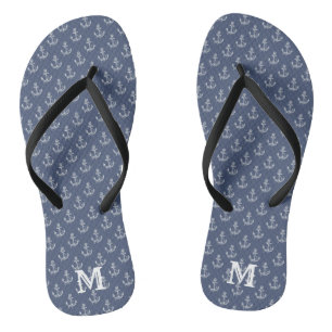 Summer Time Monogrammed Ocean Thongs