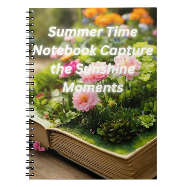 Summer Time Notebook Capture the Sunshine Moments (Front)