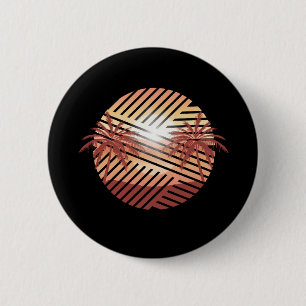 Summer Time Paradise 6 Cm Round Badge