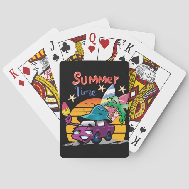 Summer Time Playing Cards (Back)