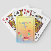 Summer time playing cards