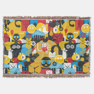 Summer time throw blanket