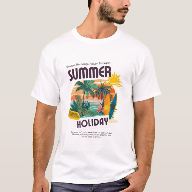 summer time tshirt (Front)