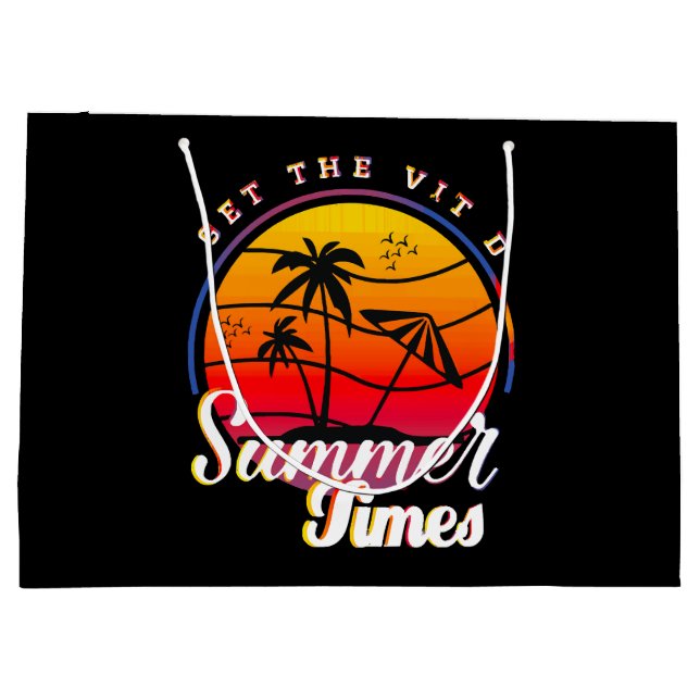 Summer Times Large Gift Bag (Back)