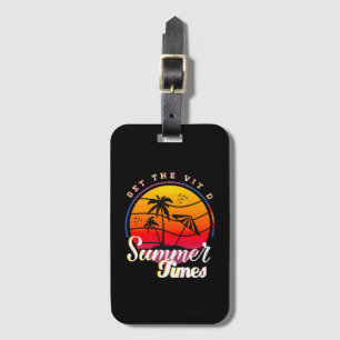 Summer Times Luggage Tag