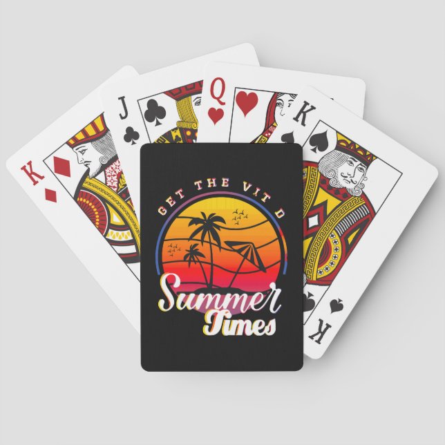 Summer Times Playing Cards (Back)