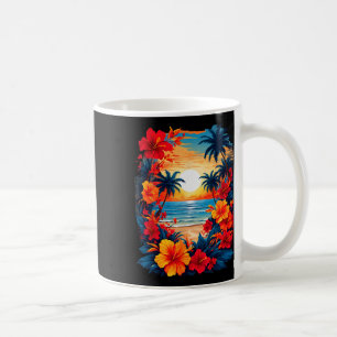 Summer Travel Fun Retro Holiday Camper Beach Sun S Coffee Mug