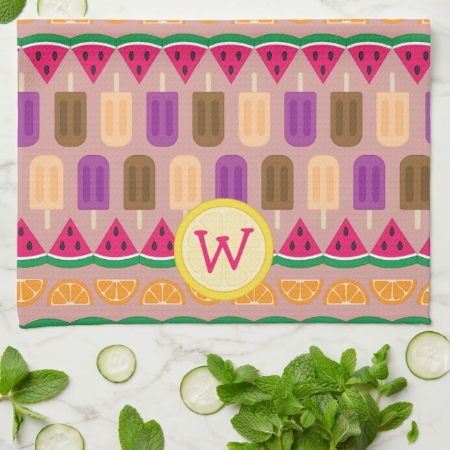 Summer Treats Kitchen Towel (Folded)