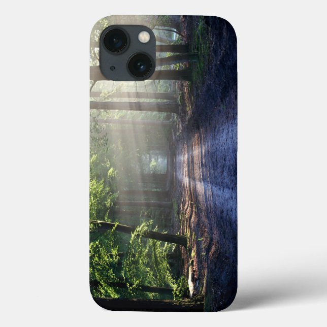 Summer Trees Covering Dirt Road Case-Mate iPhone Case (Back)