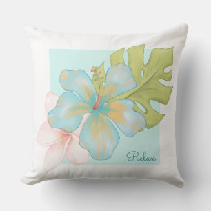 Summer Tropical Beach Lifestyle Relax Cushion